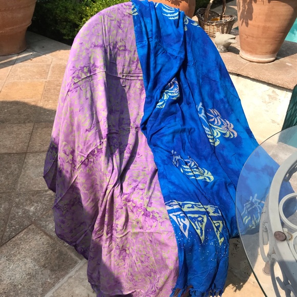 Alegre Pareto Sarongs blue and purple - Picture 2 of 3